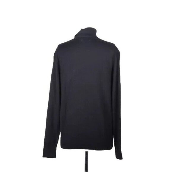 Calvin Klein Women Small Black Turtleneck Sweater Long Sleeve Wool Knit Top NWT - Picture 4 of 8